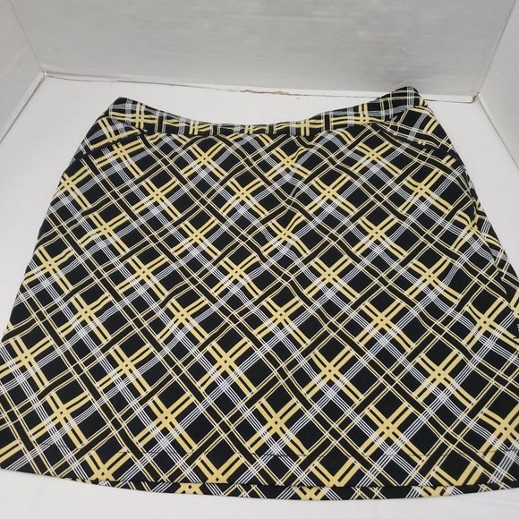 Coral Bay Golf Womens Skirt Skort Shorts Black 12 - Picture 6 of 13